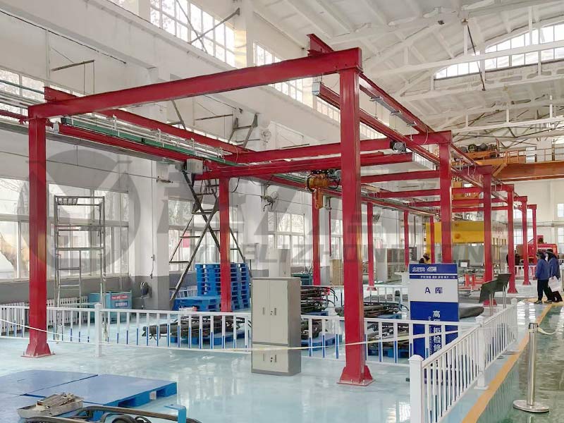 KBK柔性起重機在山東濟南機務(wù)段高壓檢修線中的應(yīng)用